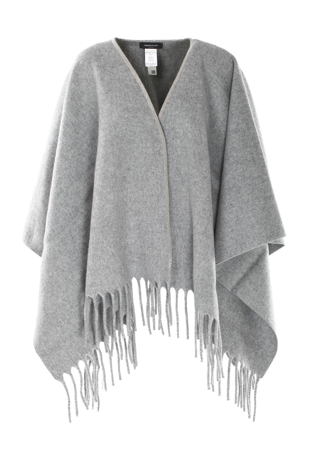 shop FABIANA FILIPPI  Mantella: Fabiana Filippi cappa aperta in platinum.
Filato Platinum.
Filo diamante.
Lunghezza: 61 cm (taglia unica).
Composizione: 75% lana – 15% seta – 10% cashmere
Made in Italy.. SAD224A935-L144-VRU number 344570